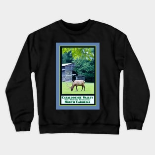 Vintage Travel Cataloochee Elk Crewneck Sweatshirt